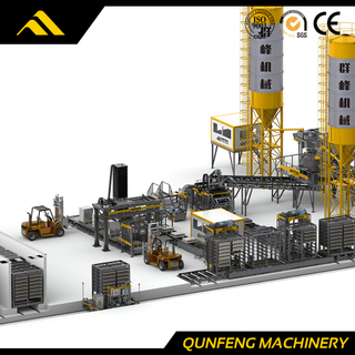 Fully Automatic Block Production Line with Curing Rack