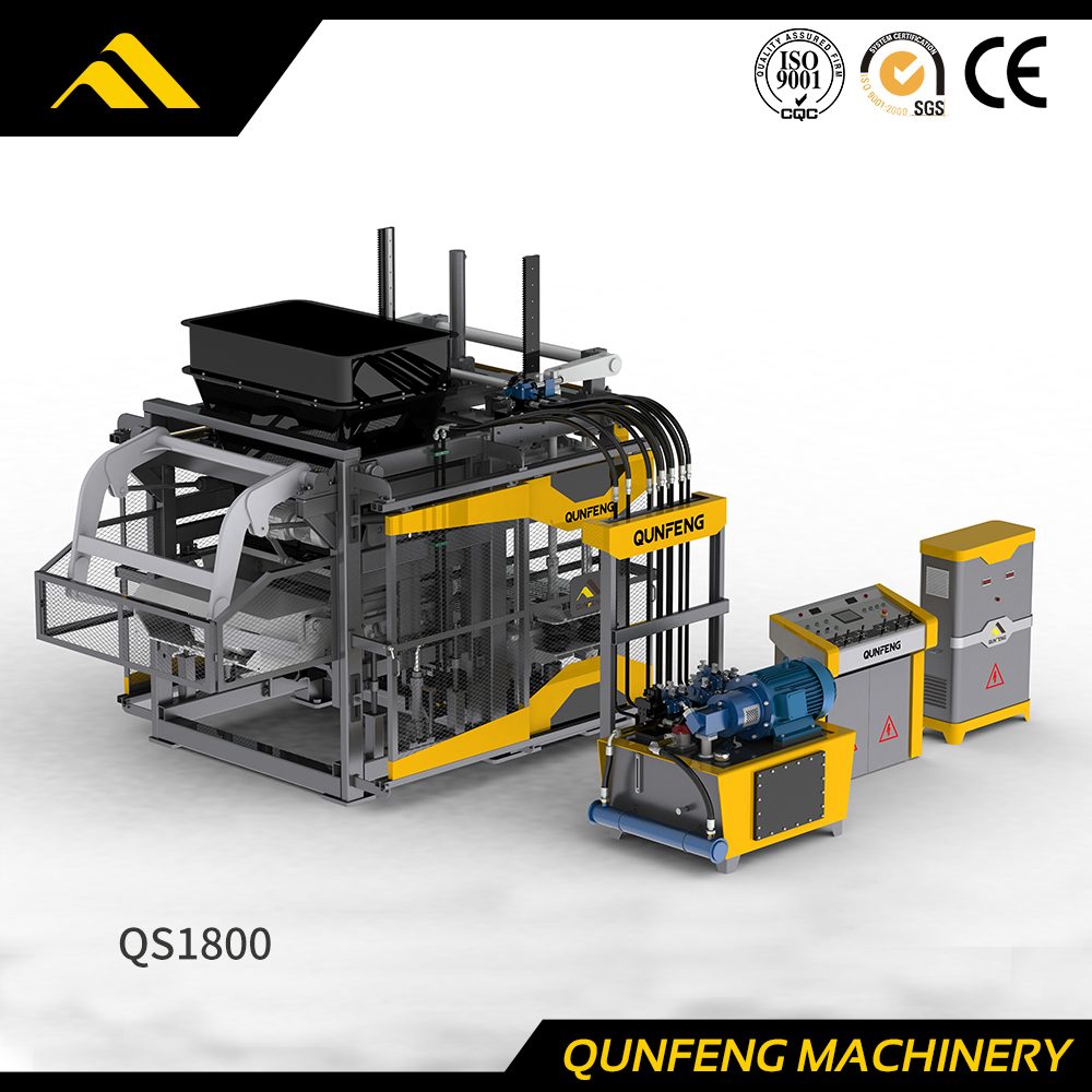 "Supersonic" Series Servo Vibration Block Machine Manufacturer(QS1800)