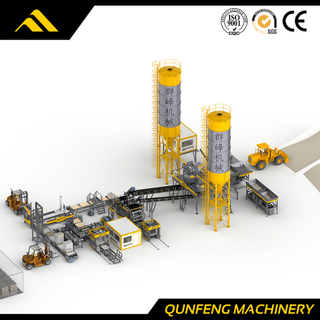 Fully-automatic Block Making Plant with Stacker